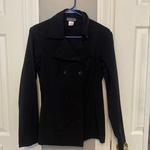 Black Patagonia blazer/jacket. Womens 6 barely worn perfect for fall
